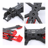 IFlight Chimera6 267mm Carbon Fiber Ultra Light Frame Kits 5mm Arm for RC FPV Racing Freestyle LR6 6inch Long Range Drones