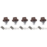 5PCS Camper Car Push Lock RV Caravan Boat Motor Home Cabinet Drawer Lock Keyless Push Button Latch Furniture Hardware