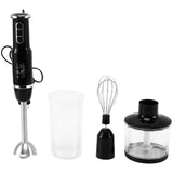 Haeger Smoothie Portable Hand Blender For Kitchen 4 In 1 Food Processor Stick With Chopper Whisk Electric Juicer Mixer Machine E