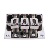 Cigar Box Guitar Parts: 3-string Hard-tail Adjustable Bridge
