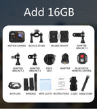 New Ultra Action Camera 4K With Remote Control Screen Waterproof Sport DV Helmet Outdoor Mini WiFi Video Mini Camera