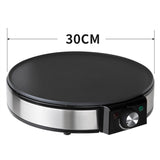 30cm Diameter Electric Crepe Maker Household Non-stick Baking Pan Home Appliance Pancake Baker Machine 220V
