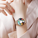 T8 Smart Watch Women Men AMOLED Ultra Thin Luxury Heart Rate Blood Oxygen Fitness Tracker Ladies Bracelet Smartwatch