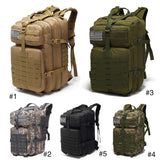 Military Backpack Backpack Picnic Drawstring Field Survival 800D Waterproof Oxford 40L Waist Camping Bag Practical Tactical