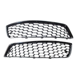 2Pcs Fog Light Lamp Cover Gloss Moulding Lightweight Accessories Replacement for Audi A3 8P 2008 - 2012 Models Bumper