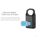 P4 USB Charge Fingerprint Lock Anti-theft Keyless Lock Home Luggage Door Padlock PXPA