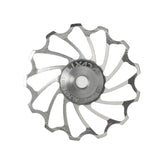 Lixada MTB Road Bike Ceramic Pulley 7075 Aluminum Alloy Rear Derailleur 13T Guide Cycling Ceramics Bearing for Jockey Wheel