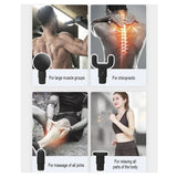 Electric Fascia Gun Massage Gun Muscle Relaxer Neck Massager  Fitness Home Impact Gun Movement Recovery Noise Reduction Design