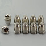 100Pcs AG60 Plasma Cutting Machine Consumable SG55 Plasma Cutter Accessories Plasma Torch Tip Electrode Cutter Kit