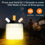 100W High Power LED Flashlight Solar Panel Kit Rechargeable Lantern Emergency Night Market Light Outdoor Camping Bulb Lamp Home