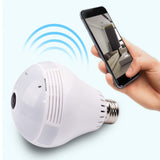 960P Wifi 360 Degree Panoramic Camera E27 Bulb Wireless Home Security Video Surveillance Camera Night Version Two Way Audio
