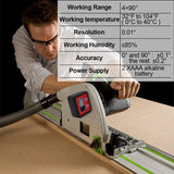 Digital Angle Finder Backlight Angle Gauge Level Box Protractor with V-Groove Magnetic for Carpentry Building Masonry