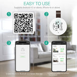 ORIA Thermometer Hygrometer Wireless Bluetooth Outdoor Thermometer Smart Home Temperature and Humidity Sensor