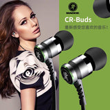 RunningMan CR-Buds High Performance Earphone with Mic &amp; Control ,Studio Monitor Recording Music Headphone, Mackie Black