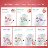 Wireless 7 Colors Face LED Mask Photon Treatment Facal Beauty Mask Skin Rejuvenation Anti Acne Wrinkle Face Skin Care USB Charge