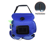 Water Bags 20L Outdoor Camping Solar Shower Bag Hiking Climbing Bath Bag Foldable Heating Camp Shower Switchable Shower Head