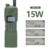 Baofeng AR-152 VHF/UHF Ham Radio 15W Powerful 12000mAh Battery Portable Tactical Game Walkie Talkie AN /PRC-152 Two Way Radio