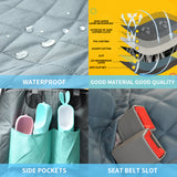 Dog Car Seat Cover Pet Car Mat Pet Hammock Waterproof Pet Transport Cushion Rear Seat Cushion Travel Protector Pet Supplies