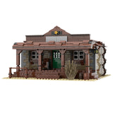 MOC City office building Fit Idea Model Streetview House Building Blocks Bricks DIY Assembly Educational Toys For Kids Gift