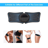 Arm Muscle Stimulator Abdominal Toner Arm Muscle Trainer 10 Modes 20 Levels Intensity LCD Screen USB Charge Fitness Equipment