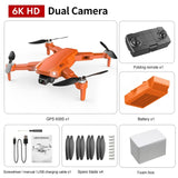HKNA New S608 GPS Drone 6K Dual HD Camera Professional Aerial Photography Brushless Motor Foldable Quadcopter RC Distance 3000M