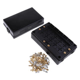 Black Dual Input Stud Automotive   Holders Terminal