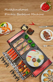 Household Electric Barbecue Machine Multifunctional Korean Style Smokeless BBQ Grill Hot Pot &amp; BBQ Integrated Machine