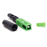 100PCS Ftth SC APC optical fiber quick connector SC APC  Fiber Optic Fast Connector SC quick assembly connector Free shipping