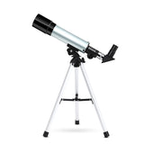 Space Observation Portable Professional Astronomical Telescope with Tripod 90X Outdoor Travel Telescope Refractor Spyglass Zoom