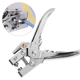 Eyelet Hole Punch Pliers Hole Puncher with 100pcs Metal Eyelets Manual Puncher Press Tool Grommets Machine Grommet Eyelet Hole
