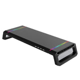 T1 Universal Monitor Stand RGB Support 4-Port USB3.0 Charging Table Storage Stand Suitable For Laptop Monitor Mobile Phone
