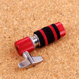 1 Set Alloy Standard Jazz Drum Red Hi-Hat Cymbal Clutch Stand Post for for Percussion Instrument Parts Replacement with T8NC