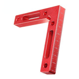 90 Degree Positioning Square Right Angle Clamp Aluminum L Block with Scale Woodworking Clamp Tool for Picture Frame Box Drawer