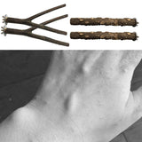 4Pcs/set Pet Parrot Bird Standing Stick Wood Pole Bird Cockatiel Parakeet Perches Bite Claw Grinding Toy Bird Cage Accessories