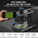 1000x Digital Microscope WiFi Portable Video Microscope USB HD Jewelry Inspection Camera Microscope Handheld/Stand Magnifier