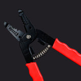 667B Multifunction Wire Strippers Cable Cutters Fiber Optic Cable Stripping Oblique Crimping Pliers Circlip Pliers Hand Tools