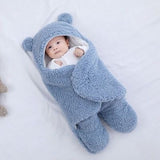 Soft Newborn Baby Wrap Blankets Baby Sleeping Bag Envelope For Newborn Sleepsack 100% Cotton Thicken Cocoon For Baby 0-9 Months