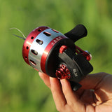 Pisces Fortress BL35 Metal Shooting Reel Inner Wheel Closed Wheel Slingshot Fishing Compound Bow Heel Fishing Reel