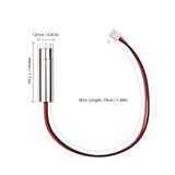 650nm 250mW Red Dot Laser Head CNC Engraver Focusing Module Dot Locator Adjustable Focal Length Laser Engraving DIY Part Red