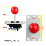 RipengPI Gaming Joystick, 4 Colors Arcade Joystick Operation Controller for Arcade Games Machine Accessory