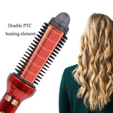 Hair Straightener Brush 2 In 1 Heating Curler hair Comb Styler Hair Straightening Iron Straightener comb