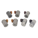 Set of 7 Aluminium Alloy Transmission Soleniod Valve Kit Fit for Audi Auto Car 01M Replacement Spare Parts Accs Easy to Install