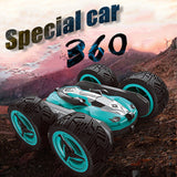 Free Dropshipping 360 Degree Flip Kids Robot RC Cars Toys for Gifts RC Car 2.4G 4CH Stunt Drift Deformation Buggy Car Roll Car