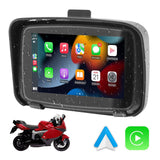 5 Inch Motorcycle Special Navigator Support CarPlay and Android Auto Touch Outdoor Waterproof External Portable