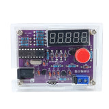 Diy electronic build kit high precision digital frequency counter crystal Vibration measurement circuit 1Hz-50MHz