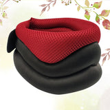 1PC Neck Brace Sponge Breathable Cervical Fixation Neck Guard Neck Protect Pillow Support (Red)