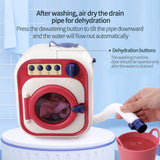 Pretend Play Toy Mini Music Washing Machines Child Cleaning Up Toy Cleaner Housework Toys Life Skill Training Toy Drum Wash Toys