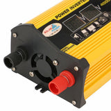 Vehicle Inverter 300W 12V To 110V 220V Voltage Display Sine Modify Converter Wave Adapter Charger Vehicle G5S1