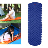 Outdoor Sleeping Pad Camping Inflatable Mattress without Pillows Travel Mat Bed Ultralight Air Cushion Hiking Trekking