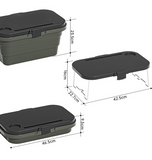 Multifunctional Folding Bucket Camping Basket Portable Outdoor Travel Beach BBQ Picnic Basket Food Fruit Water Car Storage Box